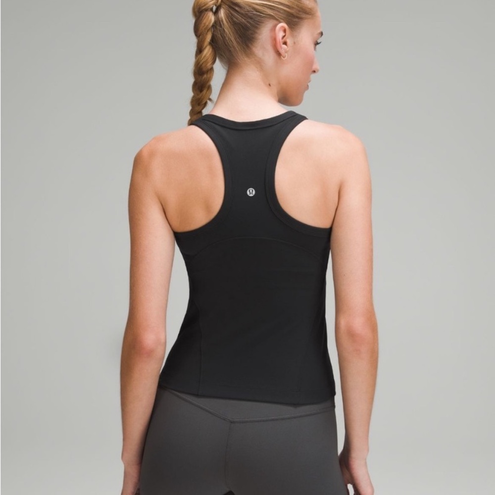 Lululemon black align racerback tank top, size 6